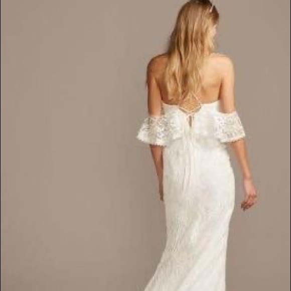 Galina Boho wedding dress - size 8 - Picture 2 of 9